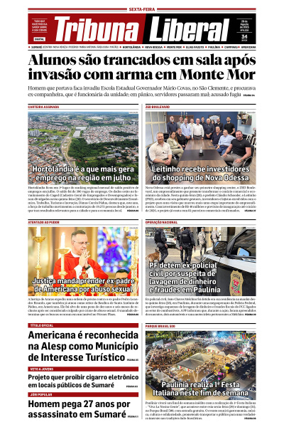 Tribuna Liberal - Edição de 29 de Agosto de 2025