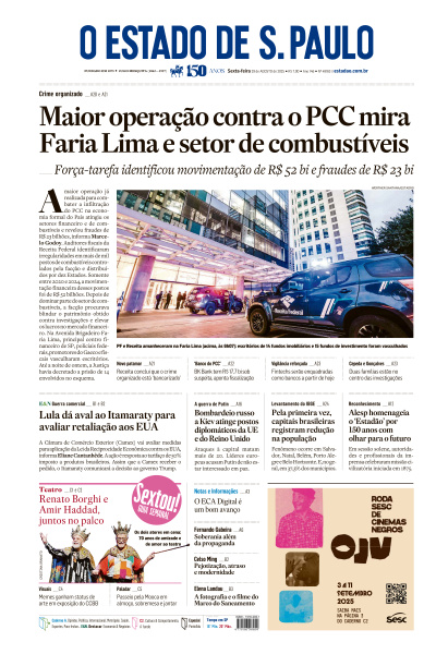 Estadão - Edição de 29 de Agosto de 2025