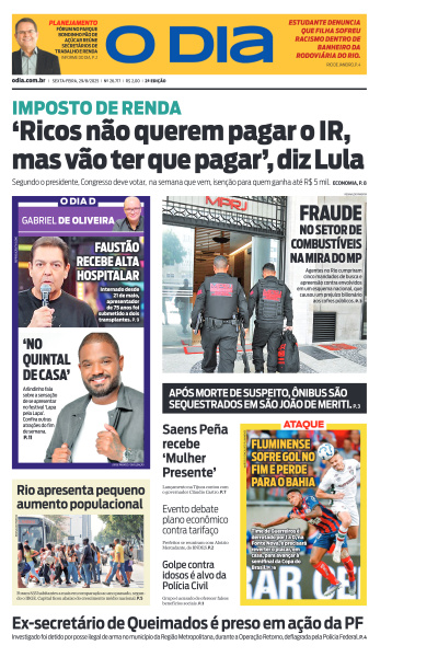 O DIA - Edição de 29 de Agosto de 2025