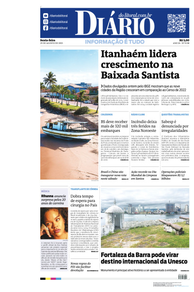 Diário do Litoral - Edição de 29 de Agosto de 2025