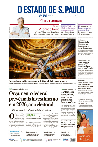 Estadão - Edição de 30 de Agosto de 2025