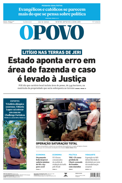 O POVO - Edição de 30 de Agosto de 2025