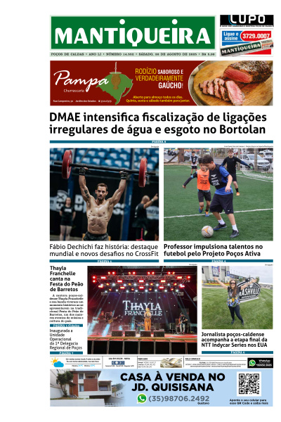 Mantiqueira - Edição de 31 de Agosto de 2025