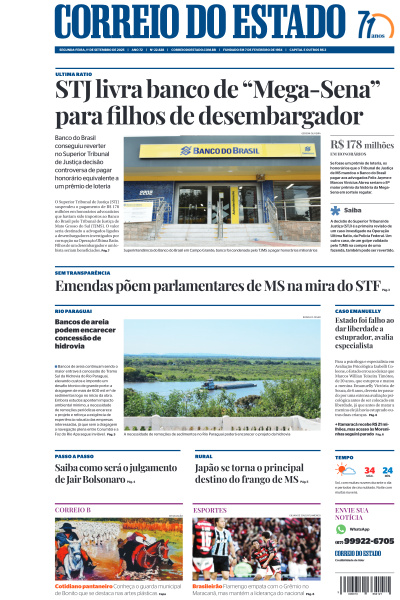 Correio do Estado - Edição de 01 de Setembro de 2025