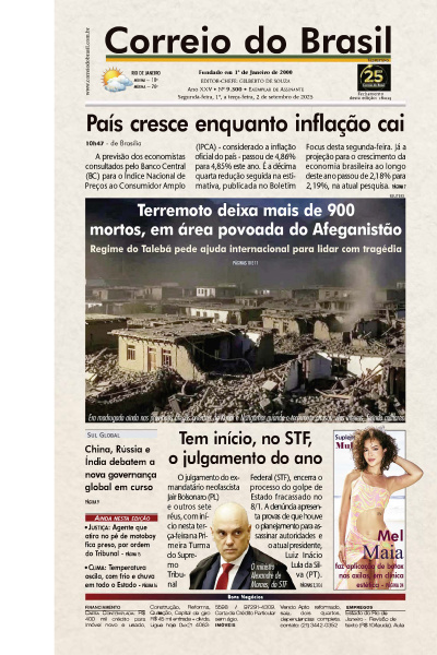Correio do Brasil - Edição de 02 de Setembro de 2025