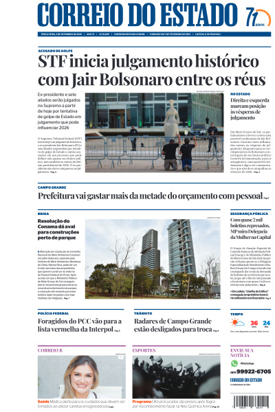 Correio do Estado - Edição de 02 de Setembro de 2025