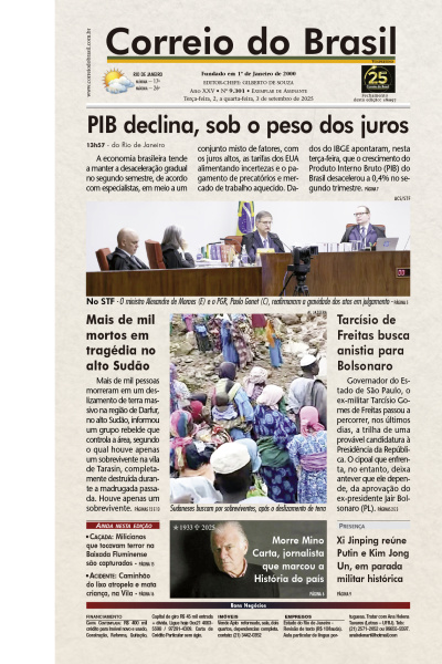 Correio do Brasil - Edição de 03 de Setembro de 2025