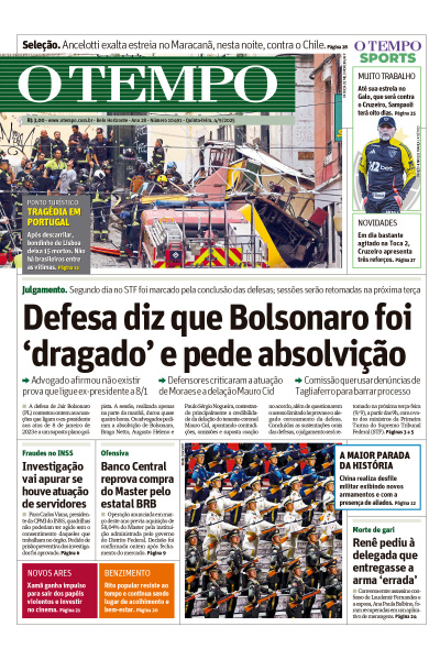 O TEMPO - Edição de 4 de Setembro de 2025