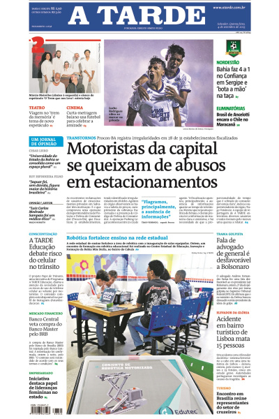 A TARDE - Edição de 04 de Setembro de 2025