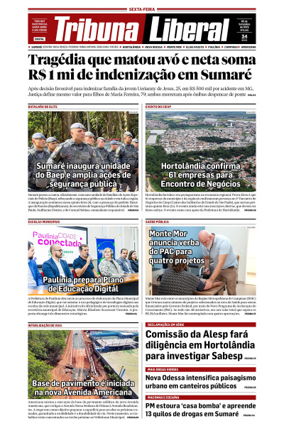 Tribuna Liberal - Edição de 5 de Setembro de 2025