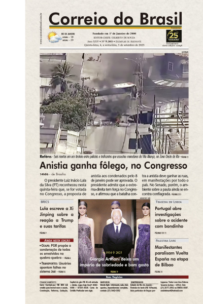 Correio do Brasil - Edição de 05 de Setembro de 2025