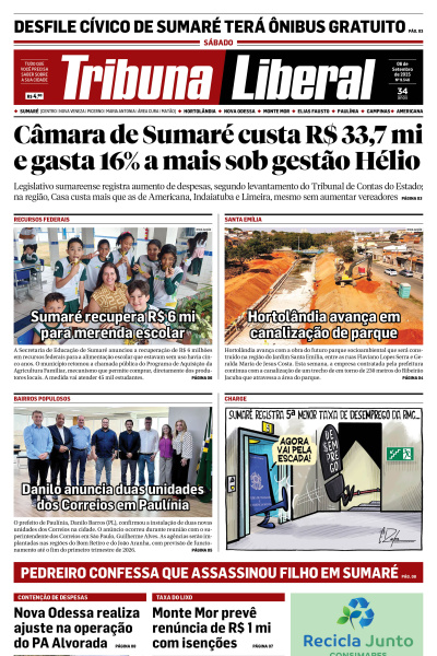 Tribuna Liberal - Edição de 6 de Setembro de 2025