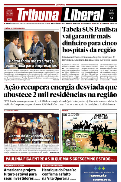 Tribuna Liberal - Edição de 7 de Setembro de 2025