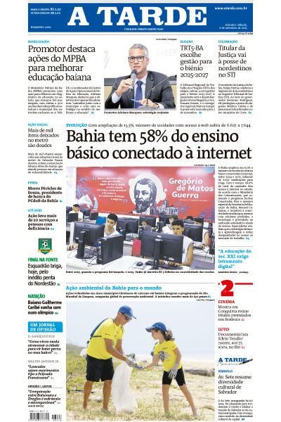 A TARDE - Edição de 06 de Setembro de 2025