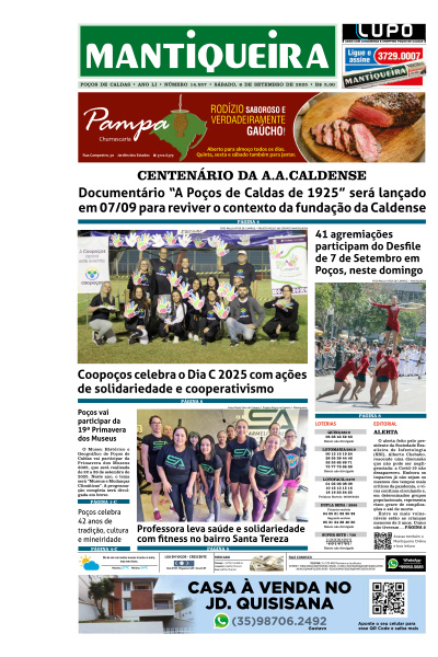 Mantiqueira - Edição de 06 de Setembro de 2025