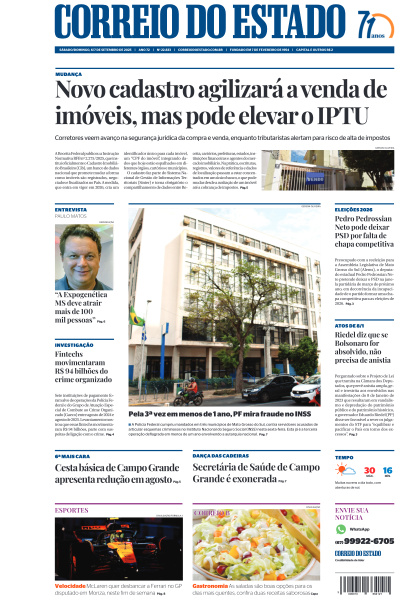 Correio do Estado - Edição de 07 de Setembro de 2025