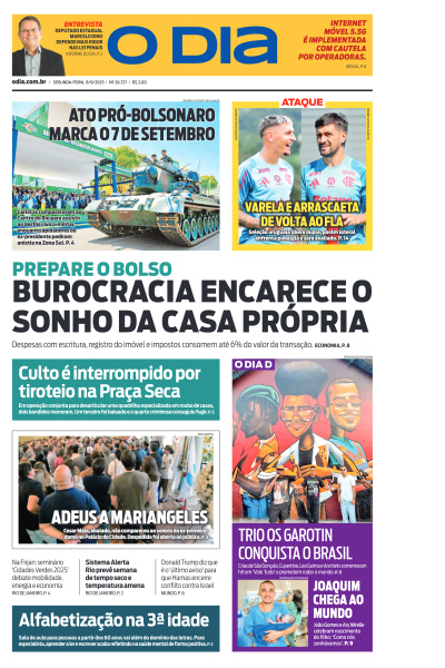 O DIA - Edição de 08 de Setembro de 2025