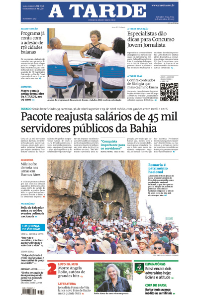 A TARDE - Edição de 09 de Setembro de 2025