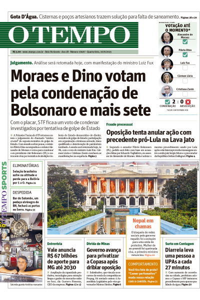 O TEMPO - Edição de 10 de Setembro de 2025