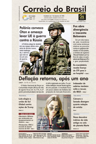 Correio do Brasil - Edição de 11 de Setembro de 2025