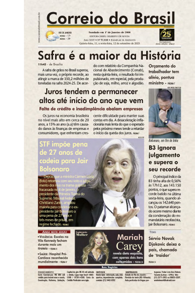 Correio do Brasil - Edição de 12 de Setembro de 2025