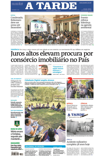 A TARDE - Edição de 13 de Setembro de 2025