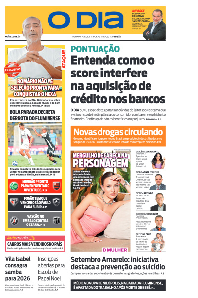 O DIA - Edição de 14 de Setembro de 2025