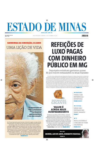 Estado de Minas - Edição de 14 de Setembro de 2025