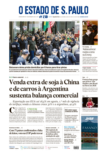 Estadão - Edição de 15 de Setembro de 2025