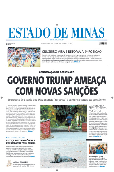 Estado de Minas - Edição de 16 de Setembro de 2025