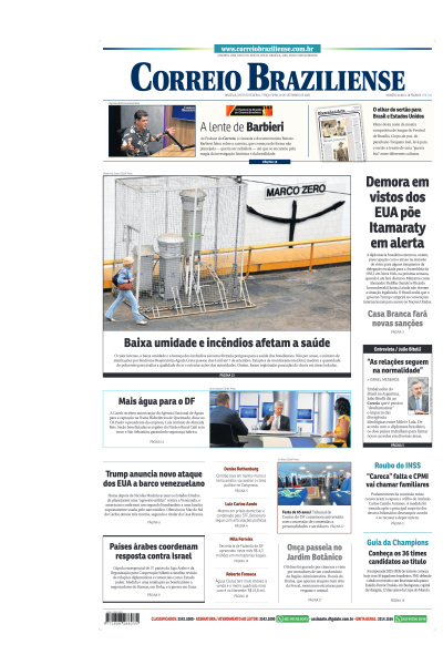 Correio Braziliense - Edição de 16 de Setembro de 2025