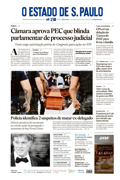 Estadão - Edição de 17 de Setembro de 2025