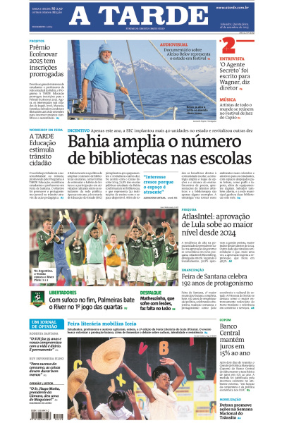 A TARDE - Edição de 18 de Setembro de 2025