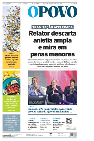 O POVO - Edição de 19 de Setembro de 2025