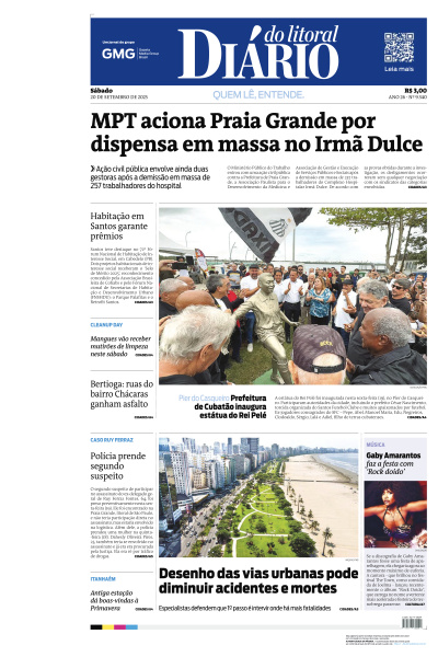 Diário do Litoral - Edição de 20 de Setembro de 2025