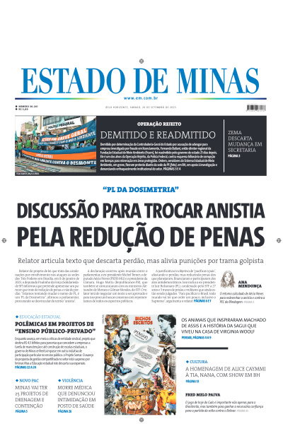 Estado de Minas - Edição de 20 de Setembro de 2025