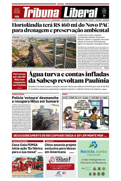 Tribuna Liberal - Edição de 20 de Setembro de 2025