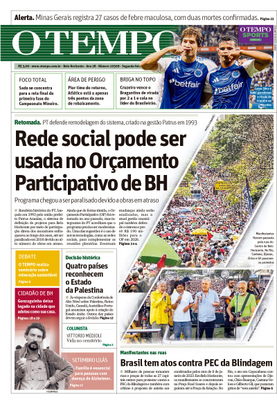 O TEMPO - Edição de 22 de Setembro de 2025