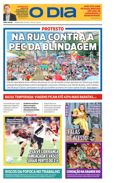 O DIA - Edição de 22 de Setembro de 2025