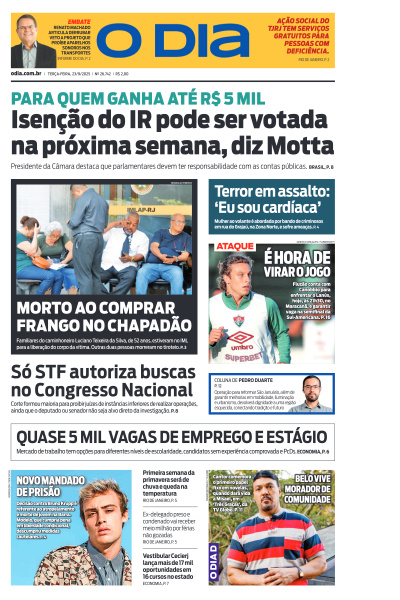 O DIA - Edição de 23 de Setembro de 2025