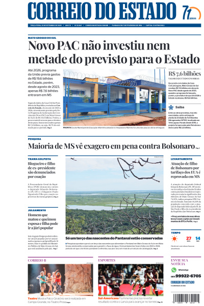 Correio do Estado - Edição de 23 de Setembro de 2025