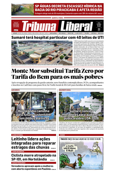 Tribuna Liberal - Edição de 25 de Setembro de 2025