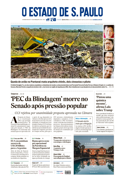 Estadão - Edição de 25 de Setembro de 2025