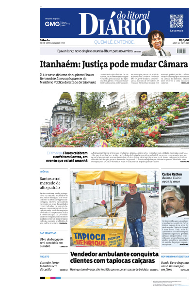 Diário do Litoral - Edição de 27 de Setembro de 2025