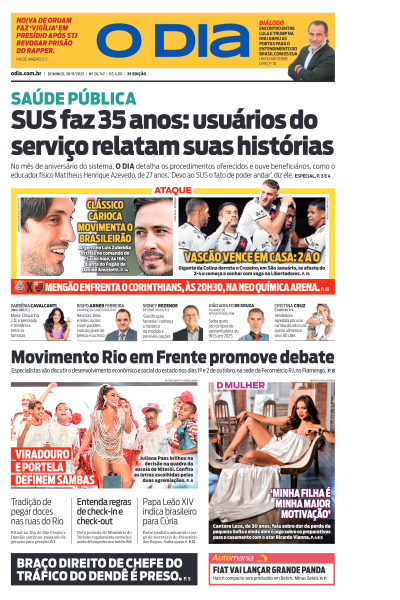 O DIA - Edição de 28 de Setembro de 2025