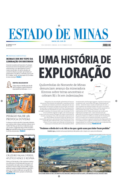 Estado de Minas - Edição de 28 de Setembro de 2025