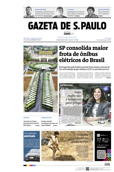 Gazeta de S. Paulo - Edição de 29 de Setembro de 2025