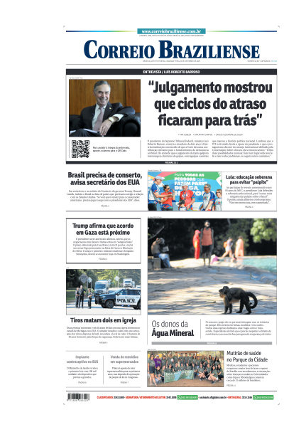 Correio Braziliense - Edição de 29 de Setembro de 2025