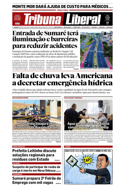 Tribuna Liberal - Edição de 30 de Setembro de 2025