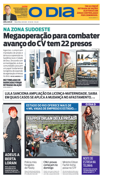 O DIA - Edição de 30 de Setembro de 2025